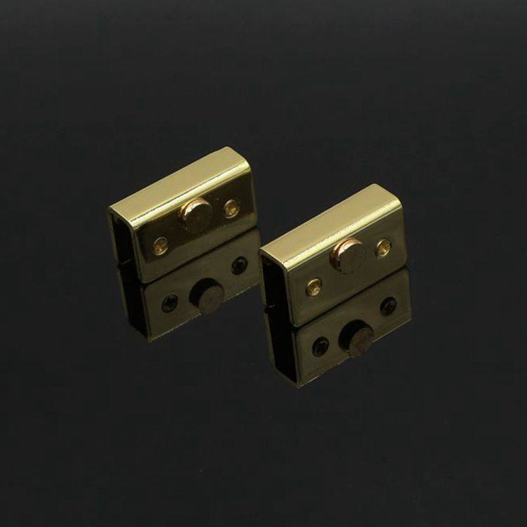 Concorde gold glass push clip glass hinge glass hinge magnetic glass clip bright gold magnetic door clip