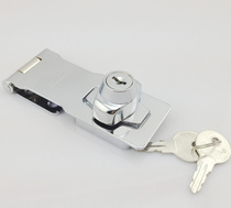 Exquisite 4-inch large thickened lock door buckle wooden box buckle Wooden door buckle buckle piece bag with piece lock