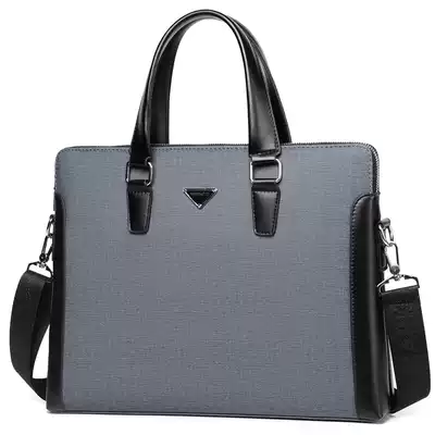 Men's Hand bag horizontal men's business briefcase shoulder crossbody men's bag computer backpack file bag
