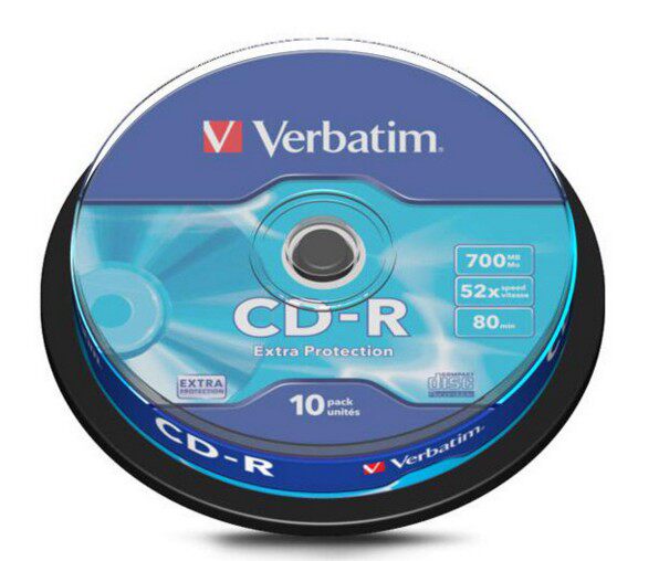 Verbatim 52x burning CD burning CD-R blank CD 10 barrels