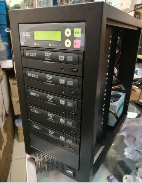 Kin Hing CD Tower One for five DVD CD D9 CD Duplicator CD Burning tower Controller 1T Hard disk