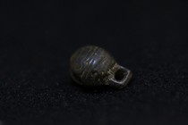 Ming Dynasty pure Tiantie tiger head small bell small size width 1 1cm thickness 0 85cm very beautiful