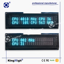 Computer case DIY support WIN10 and other 64-bit AID64VFD2002 display USB port highlight high and low temperature resistance