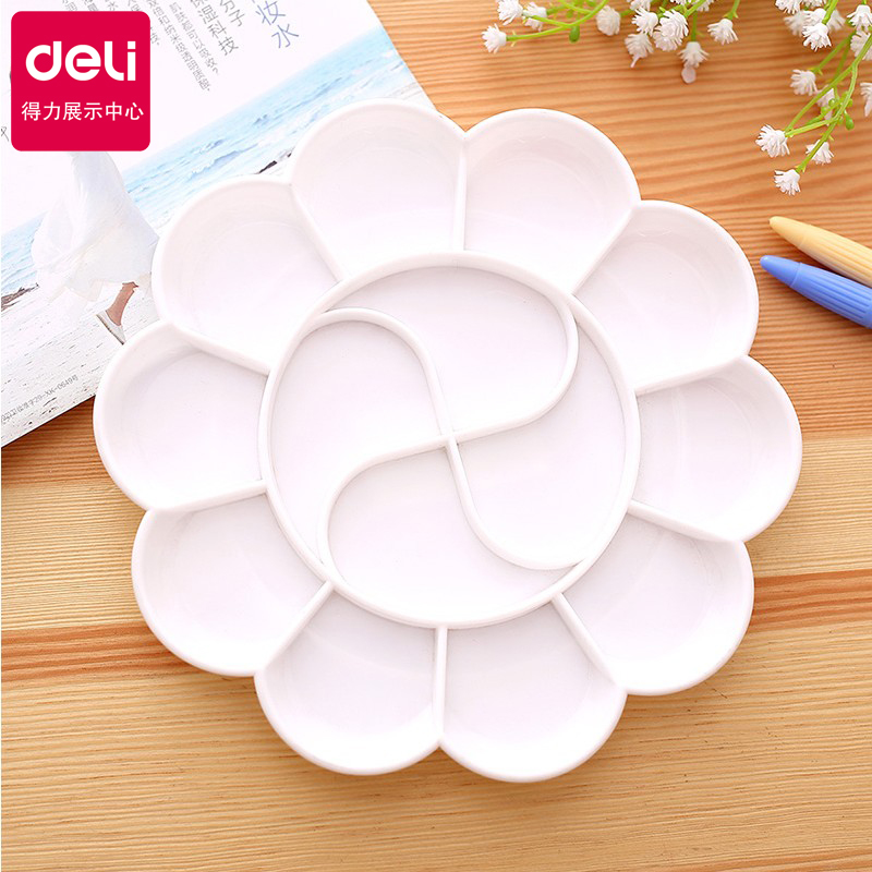 Able 9403 Tune Color Pan Painting Toning Box Plum Color Palette Water Powder Watercolor Paint Dish Fine Art Supplies