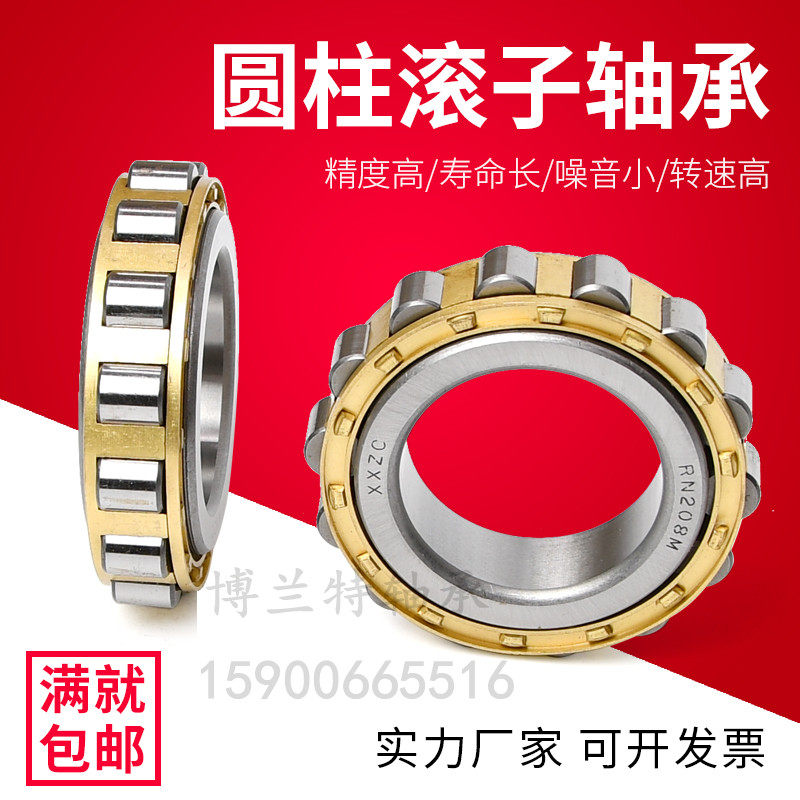 No outer ring cylindrical roller bearings RN204M RN205EM 206 207 208 209M