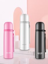 24.9元包邮  HAERS 哈尔斯 LB-500F-6 不锈钢保温杯 500ml
