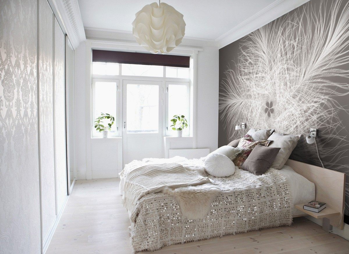 German fresco - 9 1 ㎡ of German imported wallpaper bedroom bedside wallpaper in bedroom wall painting