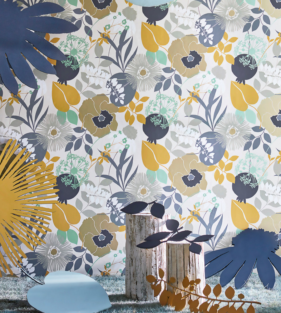 British import wallpaper Harlequin Standing Ovation Modern Brief Flowers Bedroom Background
