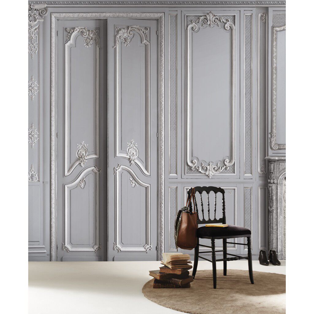 Koziel Haussmann grey VELVET DECOR FIREPLACE WALL DECORATION-Taobao