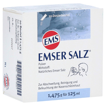 Spot-German EMS Emser Children washers special natural mineral washed nose salt 1475 gr x20 bag