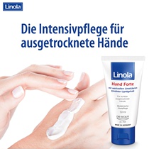 German Linola linolenic acid skincare to horncare hand cream reinforced version 50ml suitable for extremely dry chapped skin