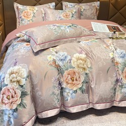 European -style Gongshin Titani Four -piece Cotton 4 -piece Cotton 4 -piece bedding High -end quilts Wedding gifts