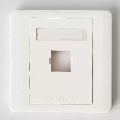 commscope commscope Single Panel 86 Network Information Socket RJ45 11 Computer Phone Wall Switch