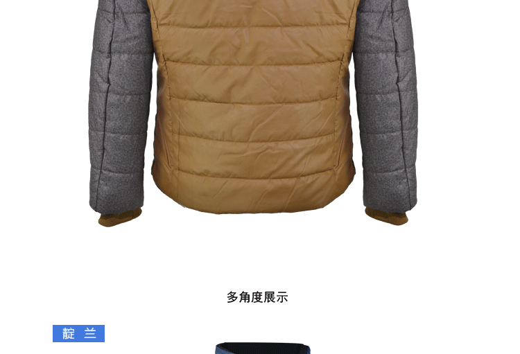 Áo khoác cotton nam mùa đông đích thực áo khoác thể thao và giải trí mới ấm áp áo khoác cotton thời trang áo khoác cotton F544501 - Quần áo độn bông thể thao áo phao lining