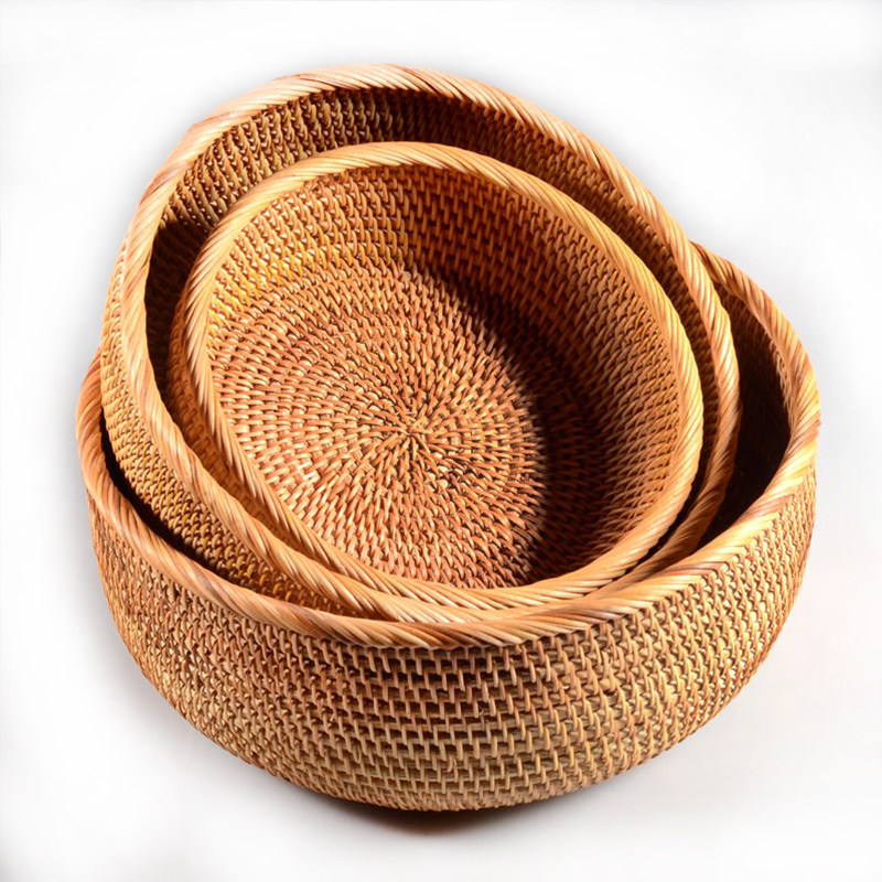 Vietnam Fuji collects basket fruit snack basket home tea cup teapot receives tea disk