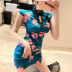 Stylish sexy retro sườn xám cô gái trẻ hàng ngày eo-in váy cải thiện hip túi ngắn tay 