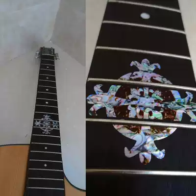 Wreath fingerboard sticker guitar neck knob carved shell guitar inlaid guitar guard guitar accessories
