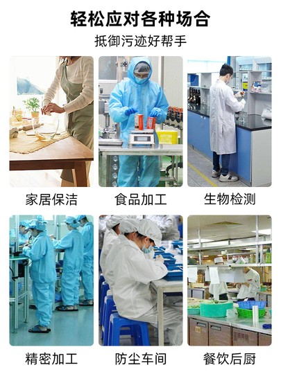 Одноразовые рукавицы для женщин, прозрачные пластиковые водонепроницаемые рукавицы для кухни, белые резиновые рукавицы для мужчин, 100 штук