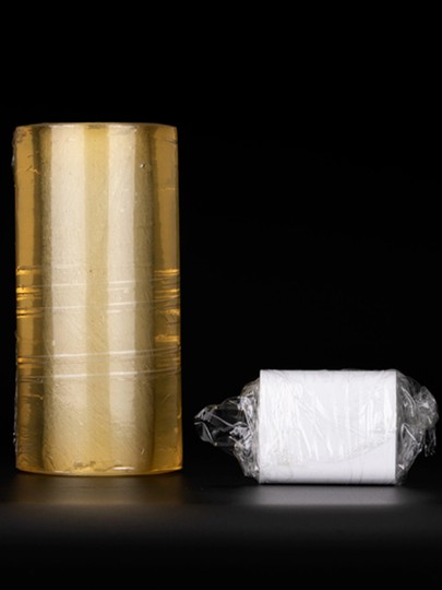 Pvc Wire Film Electrostatic Film Small Roll Stretch Film Stretch Film Grafting Film Protective Film Surrounding Film Self-Adhesive 3 Wires 10cm