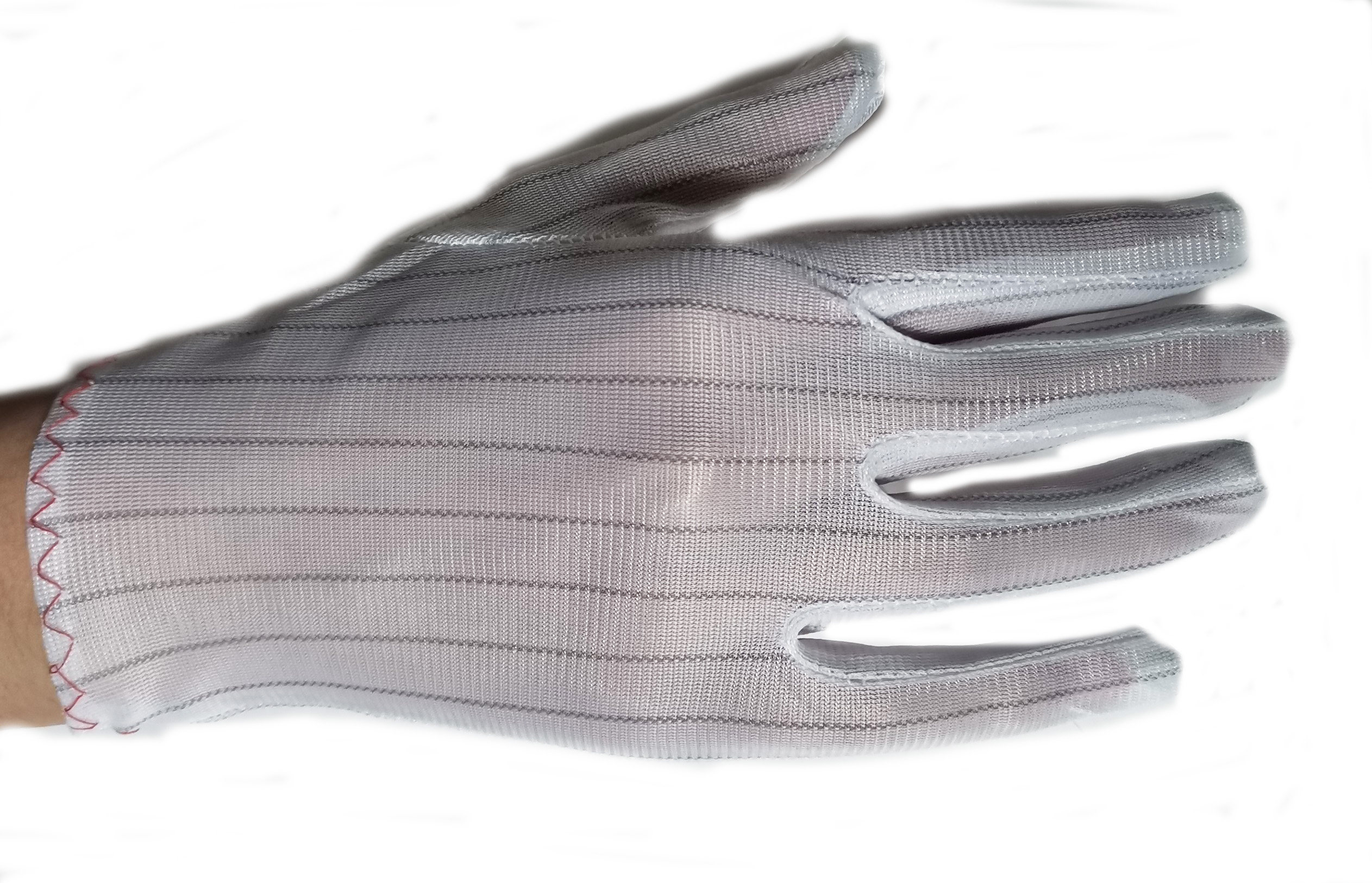 Double sided stripe antistatic gloves thin air permeable and anti-slip protection gloves Jiang Zhejiang 200 Double up