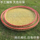 Farmhouse bamboo woven perforated bamboo sieve environmentally friendly blue household drying tea disc bamboo plaque dustpan rice sieve