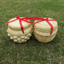 Handmade bamboo basket Mini bamboo basket Bamboo candy basket Hotel wedding decoration crafts