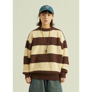 Sweater goodnorth japanese retro round neck