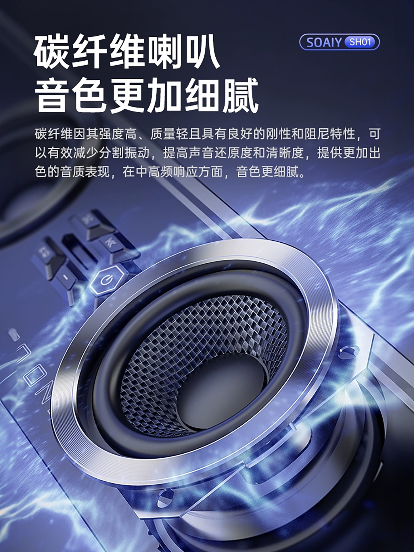 Sony Ericsson Sh01 Computer Speakers Desktop Subwoofer Bluetooth Desktop Gaming Speakers High Sound Quality Home Use with Microphone