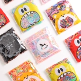 Черная резинка для детей и взрослых, одноразовый аксессуар для волос, увеличенная толщина