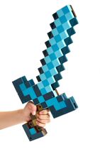 My worlds official Minecraft toy weapons sword pick two-in-one game perimeter diamond-changing weapons