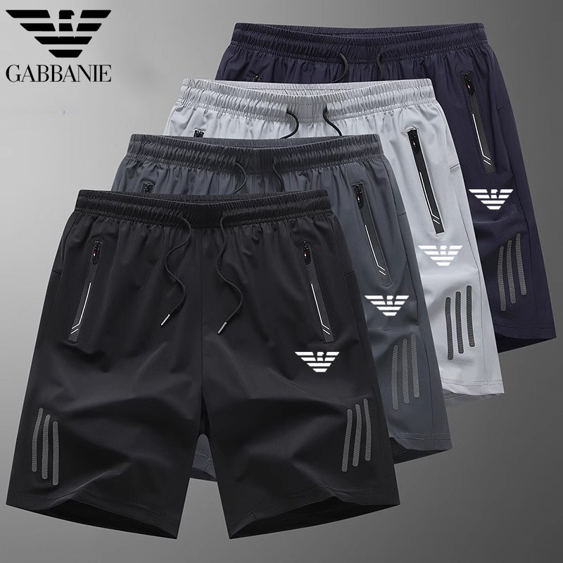 Шорты Chiamania, мужские летние тонкие быстросохнущие свободные баскетбольные брюки из ледяного шелка с пятью точками, спортивные брюки