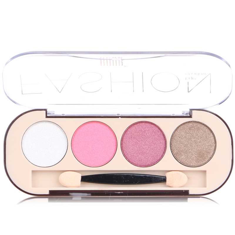 Bốn màu eyeshadow khay đào trang điểm trái đất màu bí ngô màu mermaid ngọc trai rượu vang đỏ không smudge người mới bắt đầu nature phấn mắt peripera