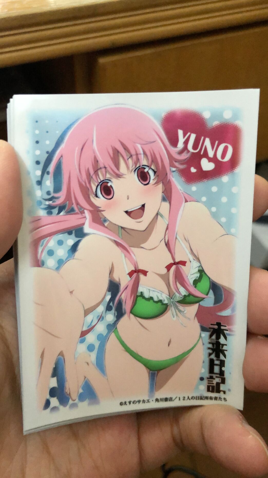 OTK Yu-Gi-Oh Single Anime Card Set Suitable for Collection Q My Wife Yuno Future Diary