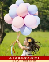 [100] 10 -дюймовый нежный порошок с макароном+фиолетовый+синий