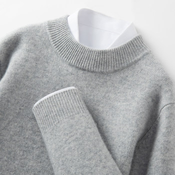 Half turtleneck men's cashmere sweater thickened pullover sweater autumn and winter new casual pure cashmere knitted bottoming shirt for men Half turtleneck men's cashmere sweater thickened pullover sweater autumn and winter new casual pure cashmere knitted bottoming shirt for men
