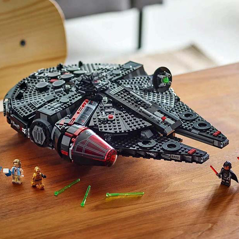 Star Wars Dark Millennium Falcon Spaceship Building Blocks, Suitable for Boys, Children's Toys for Children's Day Star Wars Dark Millennium Falcon Spaceship Building Blocks, Suitable for Boys, Children's Toys for Children's Day