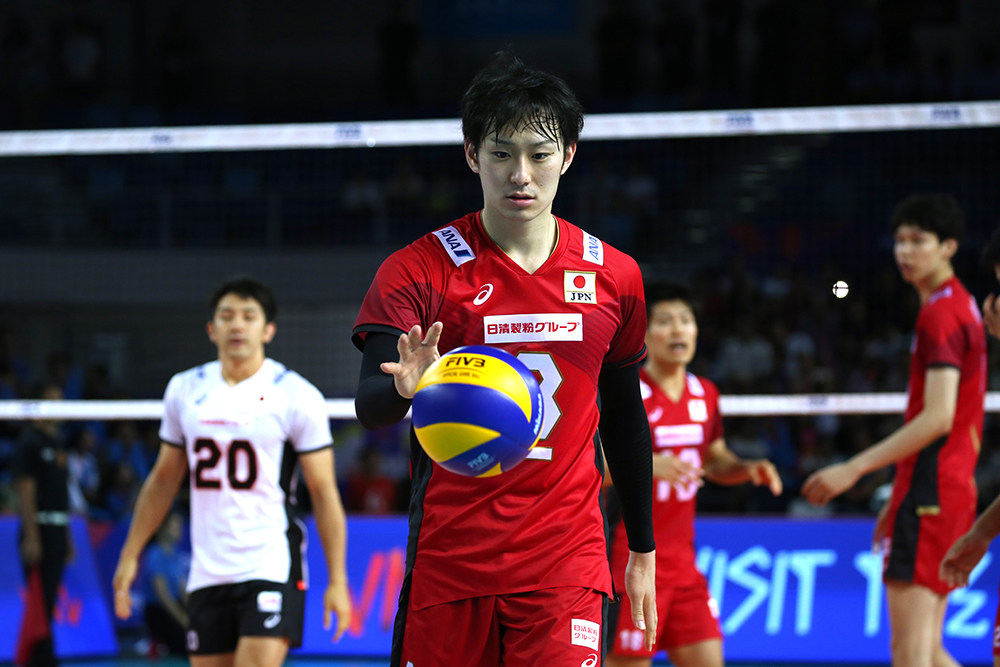 Volleyball jersey men's and women's volleyball jersey set Japan men's volleyball 2018 national team the same free printing design