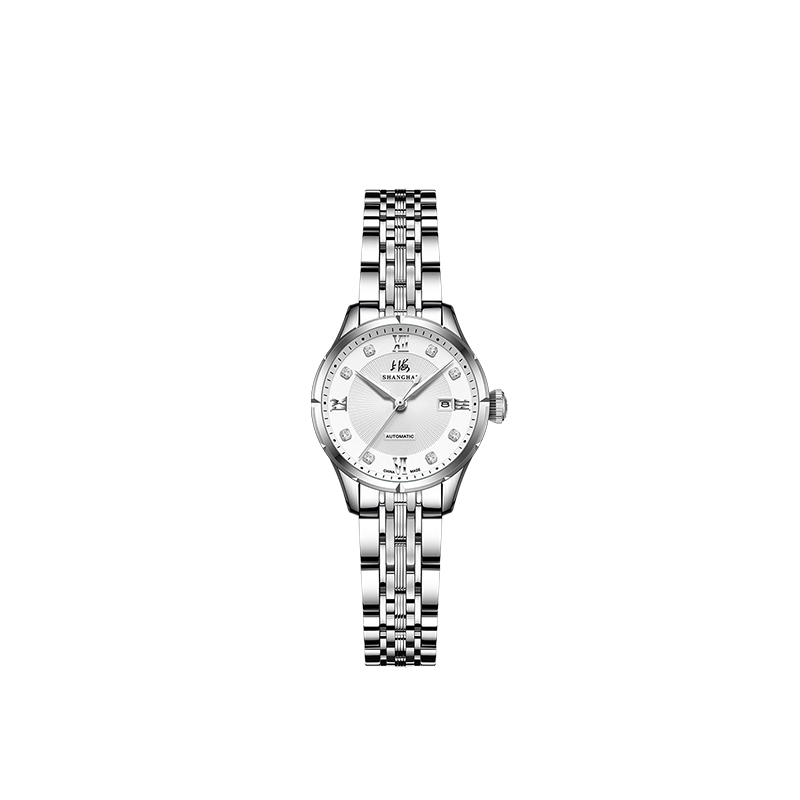 Shanghai Watch Women's National Series Classic Small Dial Diamond-Encrusted Luxurious Automatic Mechanical Watch 3012