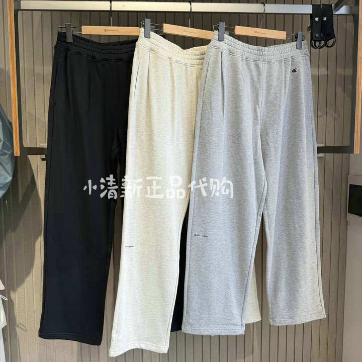 Champion Men's Casual Pants 2026 Autumn Pure Cotton Straight-Leg Pants Knitted Wide-Leg Pants U6Cptsu070 Champion Men's Casual Pants 2026 Autumn Pure Cotton Straight-Leg Pants Knitted Wide-Leg Pants U6Cptsu070