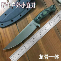  Bison small straight knife Outdoor survival knife Portable self-defense field knife handmade knife powerful army high hardness knife