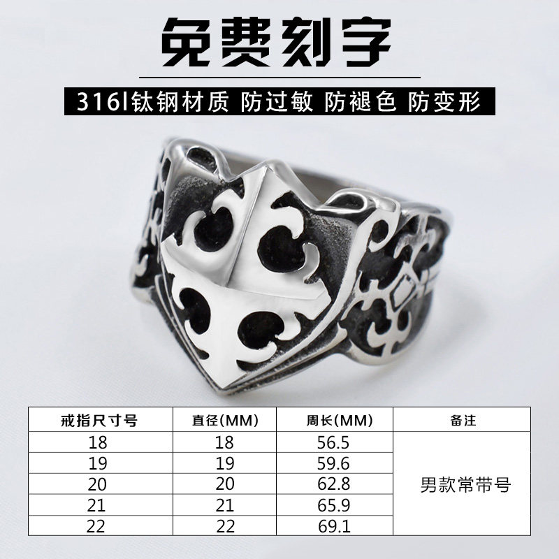 Bague homme OTHER   en Acier au titane - Ref 3087325 Image 3