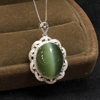 Original design jade gold inlaid jade necklace for my wife