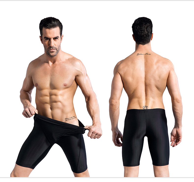 Quần bơi nam quần boxer thân cá mập da cỡ lớn quần bãi biển không thấm nước nhanh khô năm điểm quần bơi phù hợp với nam 	quần áo đi biển trẻ em	