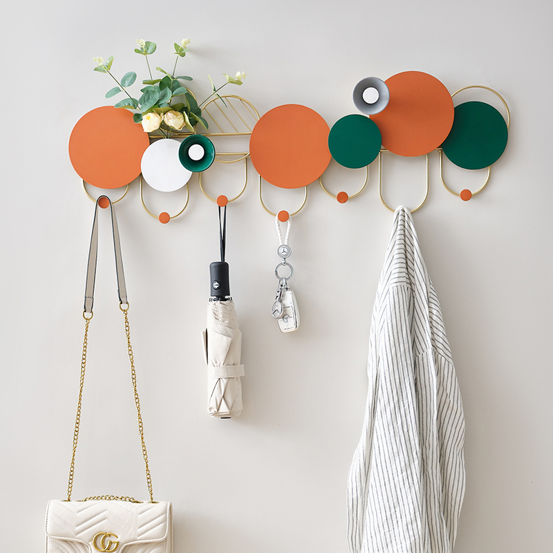 Creative Entryway Hooks, No-Drill Wall-Mounted Storage and Decoration, Coat Hooks Behind the Door, Light Luxury Creative Entryway Hooks, No-Drill Wall-Mounted Storage and Decoration, Coat Hooks Behind the Door, Light Luxury