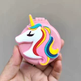 Зеркало, портативная расческа, комплект, складная подушка безопасности, единорог