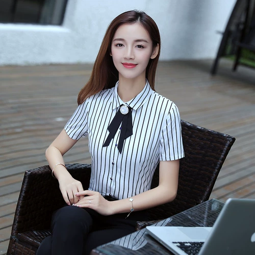 Летняя одежда для отеля для работы, рубашка, комплект, короткий рукав