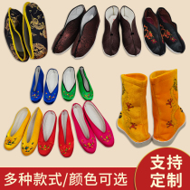 Statue Shoes for Shoe Guanyin Shoe Tai Mountain Grandma Shoe Shoe Matsu Finance and God Fairy Embroidery Dragon Boots Embroidered Shoes For God Buddha