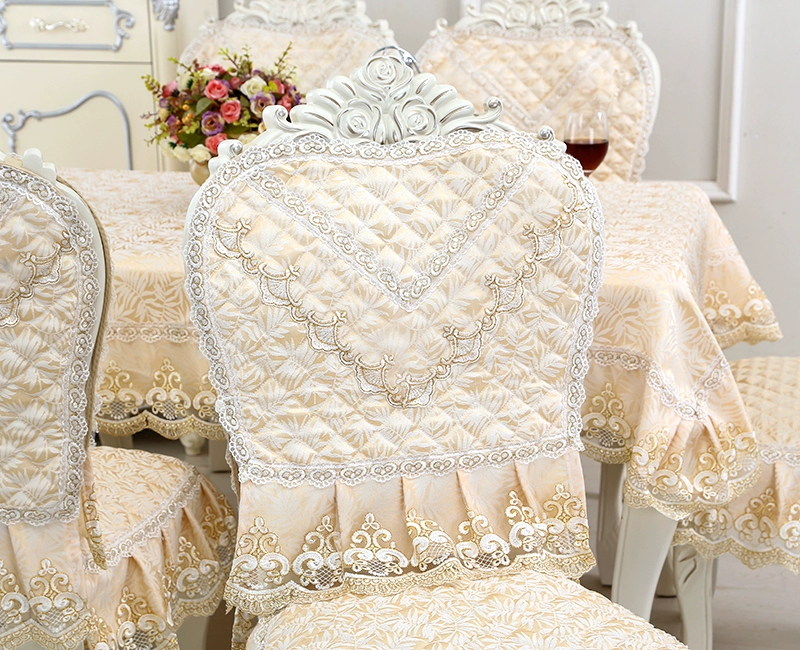 Châu âu bảng mat đặt bao gồm chỗ ngồi ghế ăn đệm vải đệm skid băng ghế dự bị đặt hộ gia đình ghế đệm ghế đệm khăn trải bàn nilon