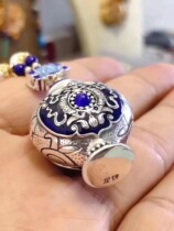  Sterling silver auspicious treasure bottle Tibetan Gawu box holy relic collection strong son open tower marriage