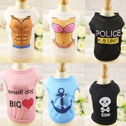 Đặc biệt cung cấp quần áo cho chó cưng chó vest váy đầm Teddy gấu Xiong VIP chó con mèo quần áo mùa xuân và mùa hè - Quần áo & phụ kiện thú cưng